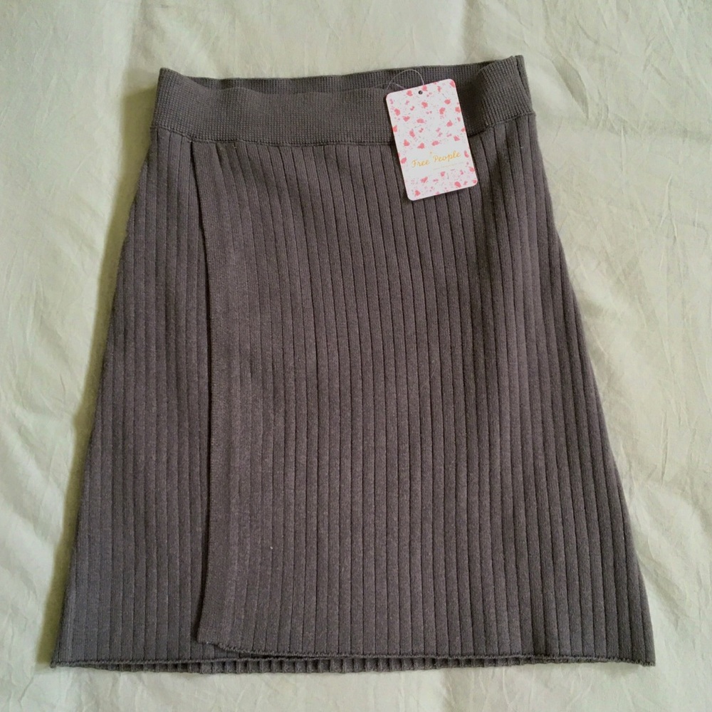 NWT [free people] mini wrap skirt